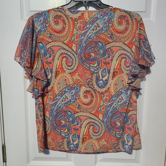 Coco Blanco Paisley Print Top - Picture 8 of 9